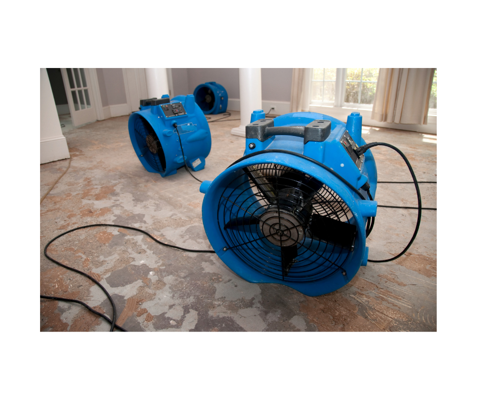 Flood damage clean up equipment